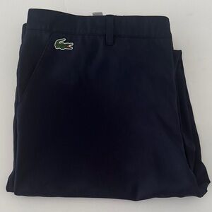 Lacoste Dark Blue Trousers with Logo